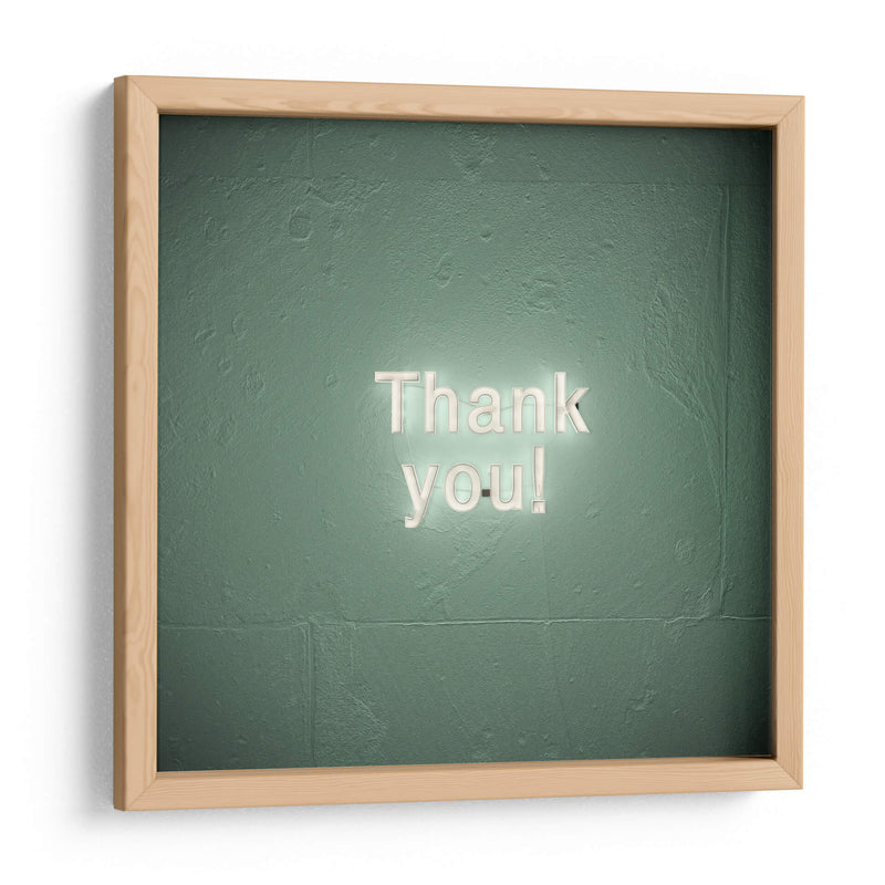 Thank you | Cuadro decorativo de Canvas Lab
