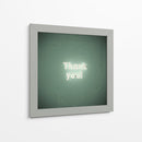 Thank you | Cuadro decorativo de Canvas Lab