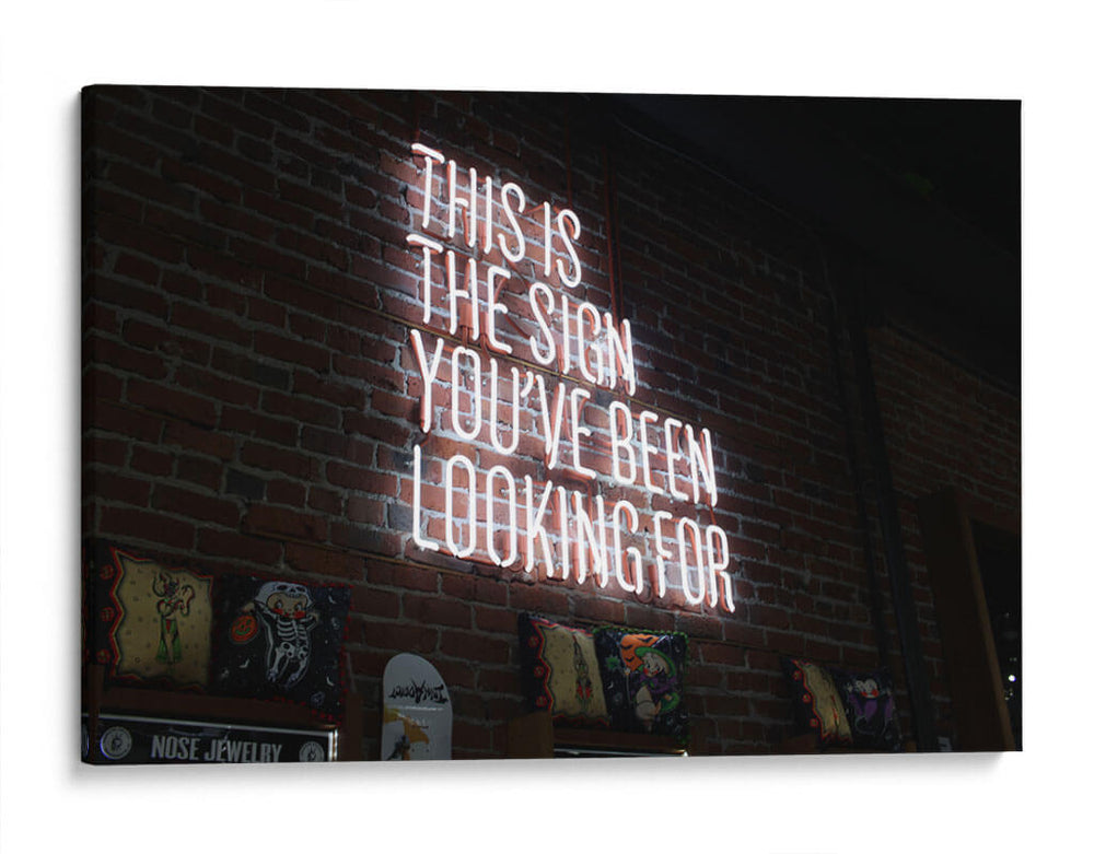 The sign | Cuadro decorativo de Canvas Lab