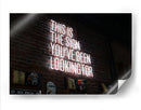 The sign | Cuadro decorativo de Canvas Lab
