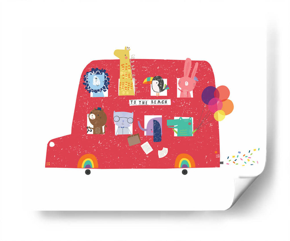 To the beach | Cuadro decorativo de Canvas Lab