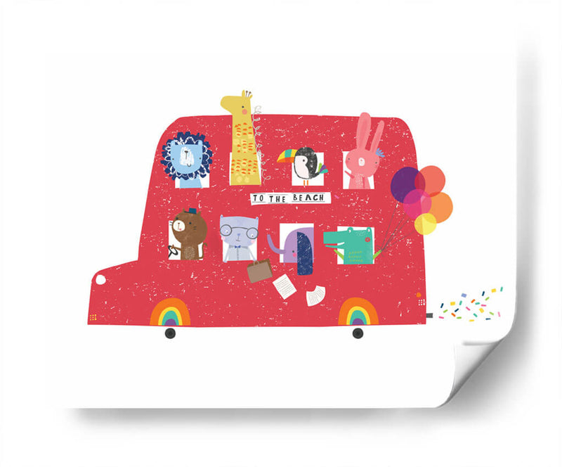 To the beach | Cuadro decorativo de Canvas Lab