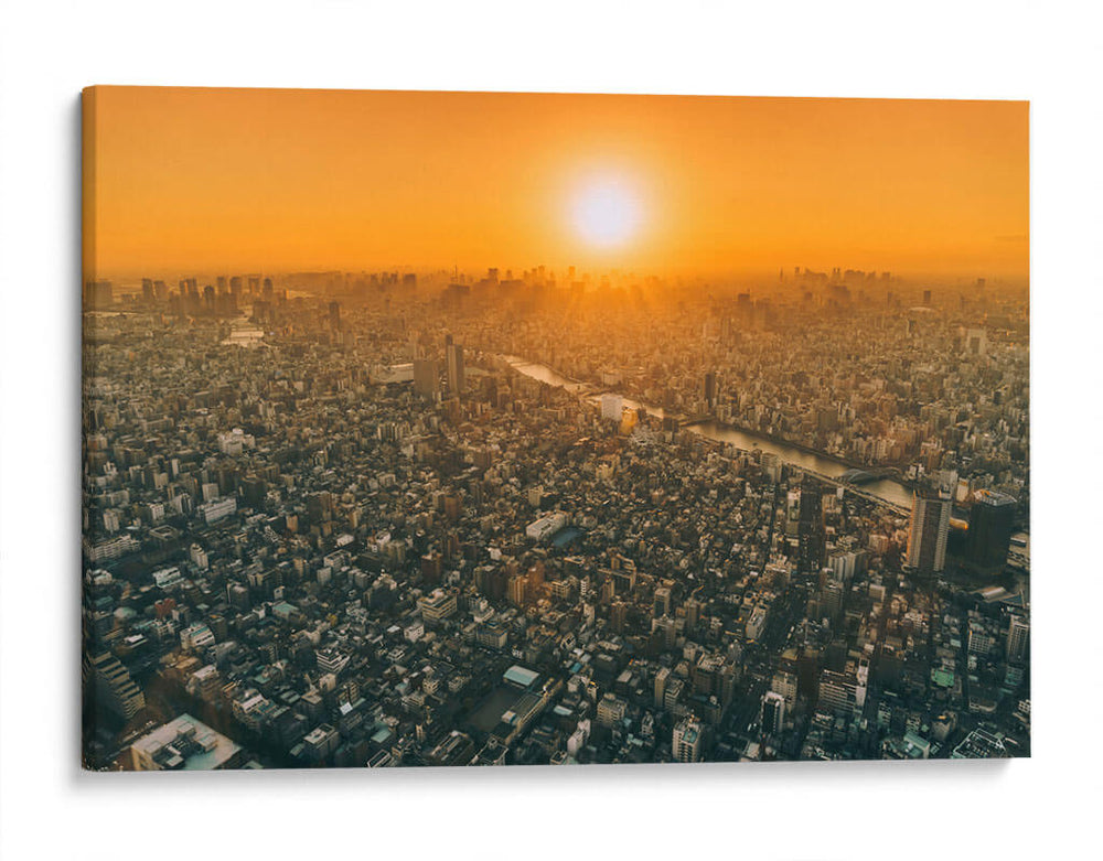 Tokio amarillo | Cuadro decorativo de Canvas Lab
