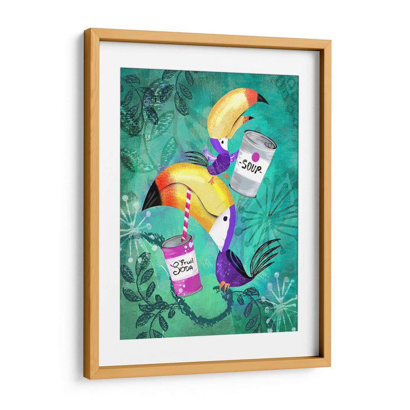 Toucan lunch | Cuadro decorativo de Canvas Lab