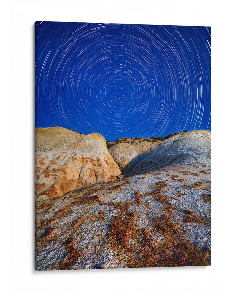 Trayecto azulado | Cuadro decorativo de Canvas Lab