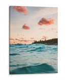 Tulum y nubes rosas | Cuadro decorativo de Canvas Lab