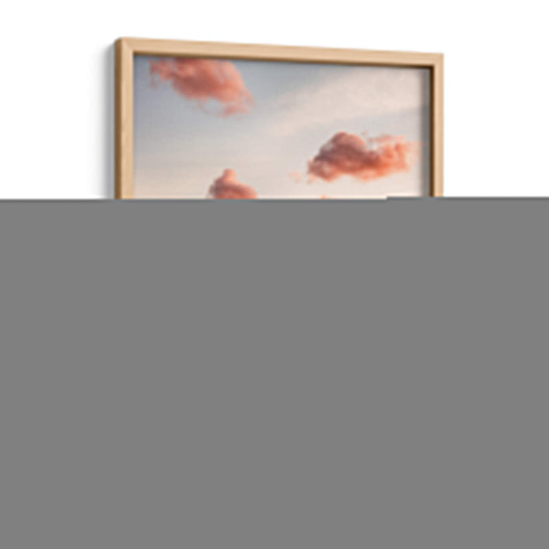 Tulum y nubes rosas | Cuadro decorativo de Canvas Lab