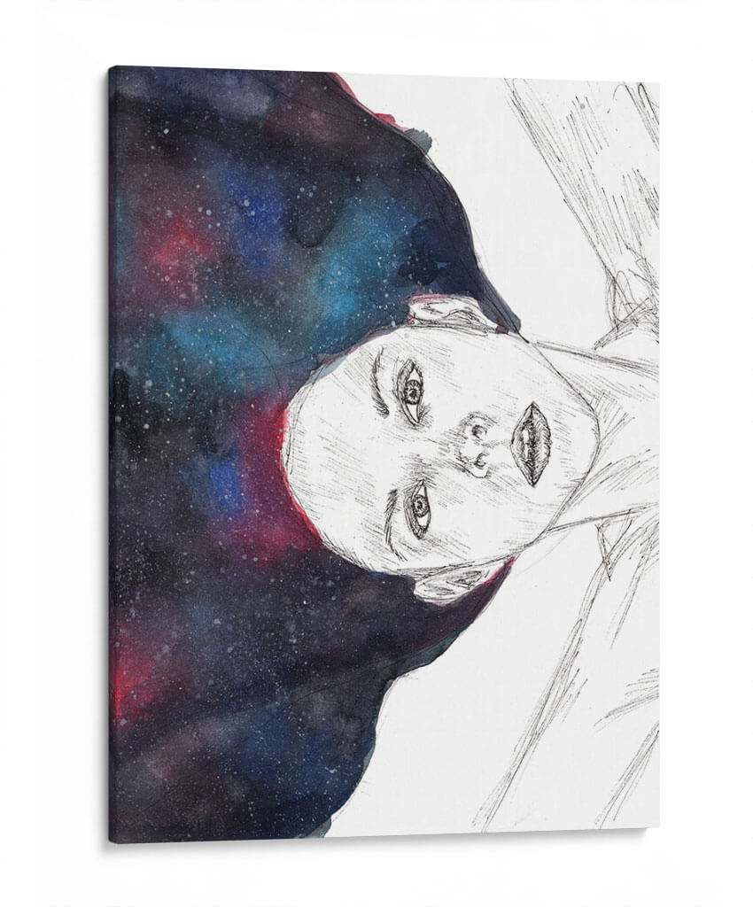 Un universo en tu cabello | Cuadro decorativo de Canvas Lab