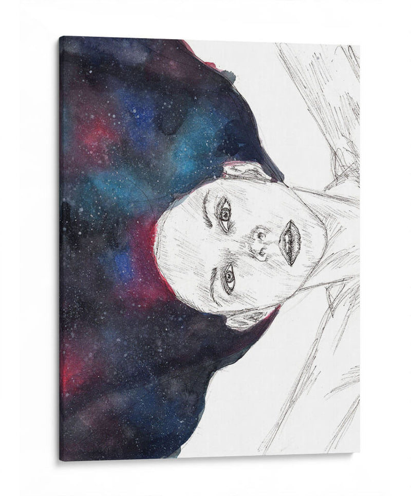 Un universo en tu cabello | Cuadro decorativo de Canvas Lab