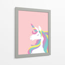 Unicornio pastel | Cuadro decorativo de Canvas Lab
