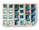 Ventanas azules | Cuadro decorativo de Canvas Lab