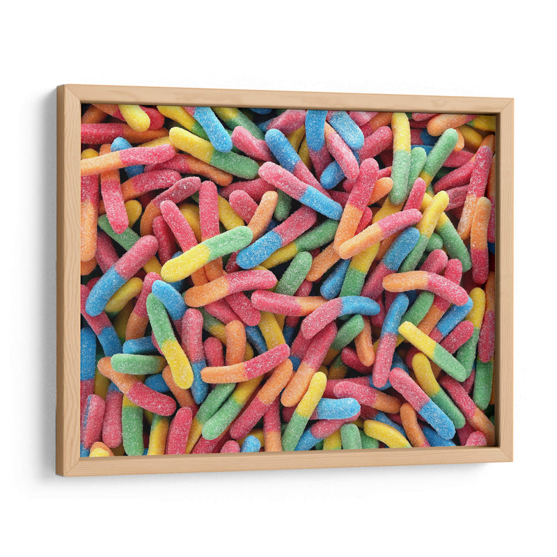 Viboritas de gomita | Cuadro decorativo de Canvas Lab