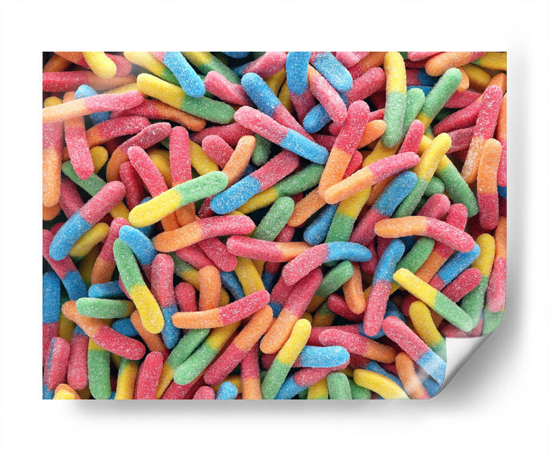 Viboritas de gomita | Cuadro decorativo de Canvas Lab