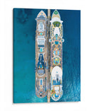 Vista areal de un crucero | Cuadro decorativo de Canvas Lab