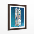 Vista areal de un crucero | Cuadro decorativo de Canvas Lab