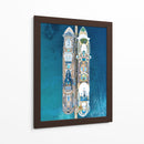 Vista areal de un crucero | Cuadro decorativo de Canvas Lab