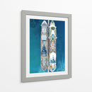 Vista areal de un crucero | Cuadro decorativo de Canvas Lab