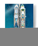 Vista areal de un crucero | Cuadro decorativo de Canvas Lab