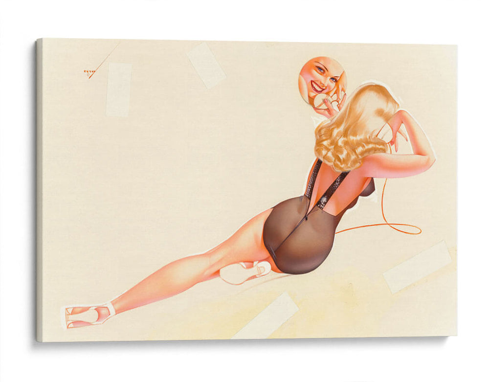 Vistazo de rubia | Cuadro decorativo de Canvas Lab