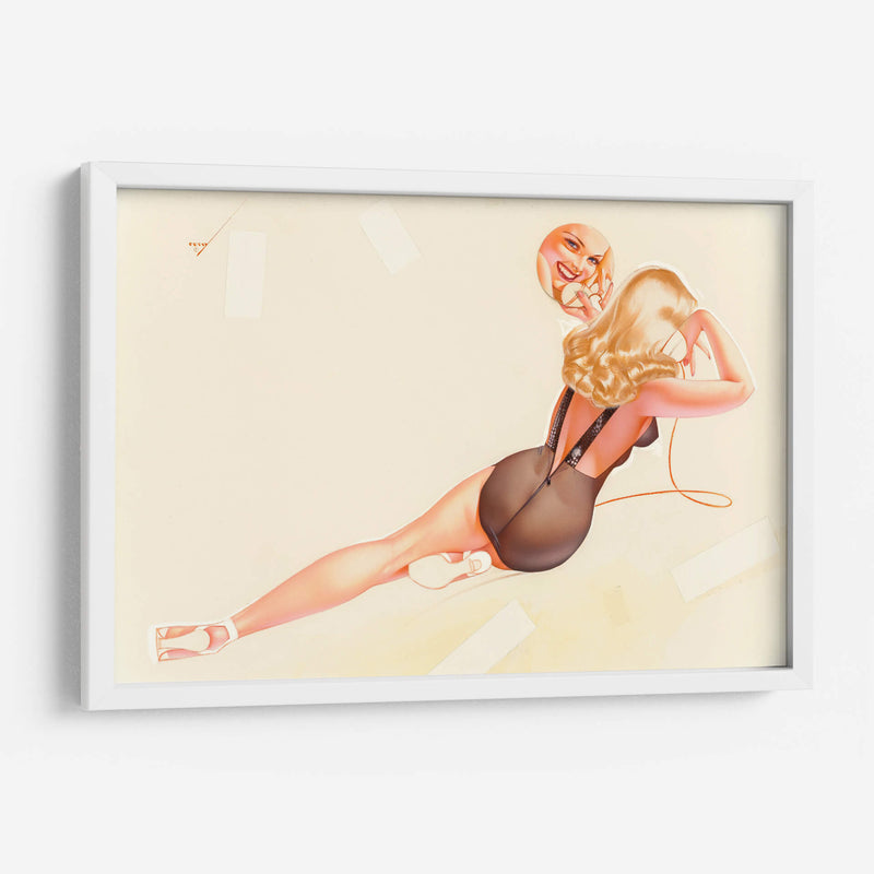 Vistazo de rubia | Cuadro decorativo de Canvas Lab