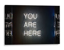 You are here | Cuadro decorativo de Canvas Lab