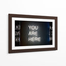 You are here | Cuadro decorativo de Canvas Lab