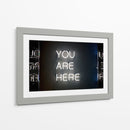 You are here | Cuadro decorativo de Canvas Lab