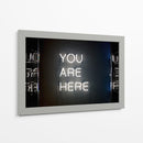 You are here | Cuadro decorativo de Canvas Lab