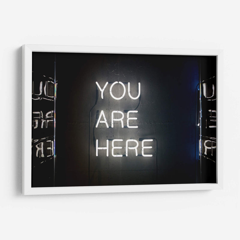You are here | Cuadro decorativo de Canvas Lab