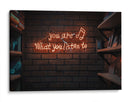 You are what you listen to | Cuadro decorativo de Canvas Lab
