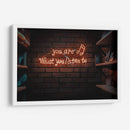 You are what you listen to | Cuadro decorativo de Canvas Lab
