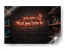You are what you listen to | Cuadro decorativo de Canvas Lab