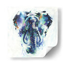 Elefante a pinceladas | Cuadro decorativo de Canvas Lab