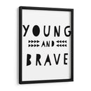 Young and brave | Cuadro decorativo de Canvas Lab