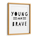 Young and brave | Cuadro decorativo de Canvas Lab