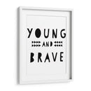Young and brave | Cuadro decorativo de Canvas Lab