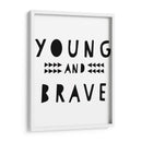 Young and brave | Cuadro decorativo de Canvas Lab