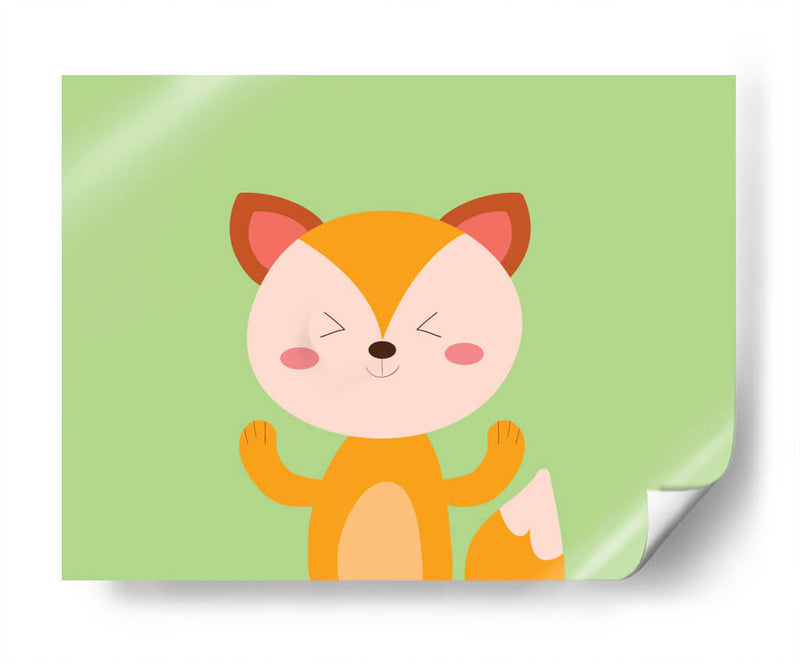 Zorrito riendo | Cuadro decorativo de Canvas Lab