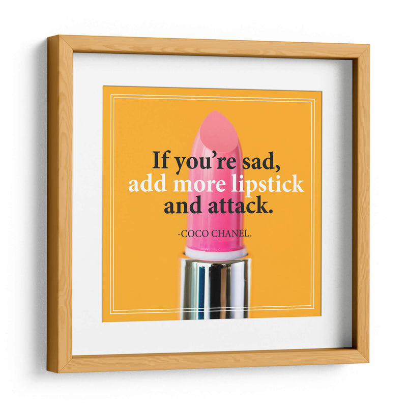 If you're sad | Cuadro decorativo de Canvas Lab