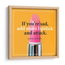 If you're sad | Cuadro decorativo de Canvas Lab