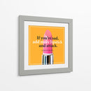 If you're sad | Cuadro decorativo de Canvas Lab