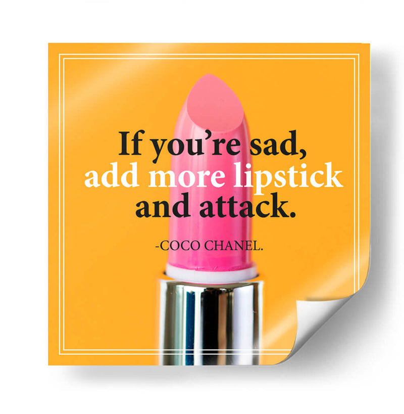 If you're sad | Cuadro decorativo de Canvas Lab