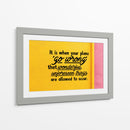 It is when | Cuadro decorativo de Canvas Lab