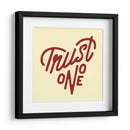 Trust no one | Cuadro decorativo de Canvas Lab