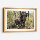 Elefantes, madre e hijo | Cuadro decorativo de Canvas Lab