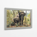 Elefantes, madre e hijo | Cuadro decorativo de Canvas Lab