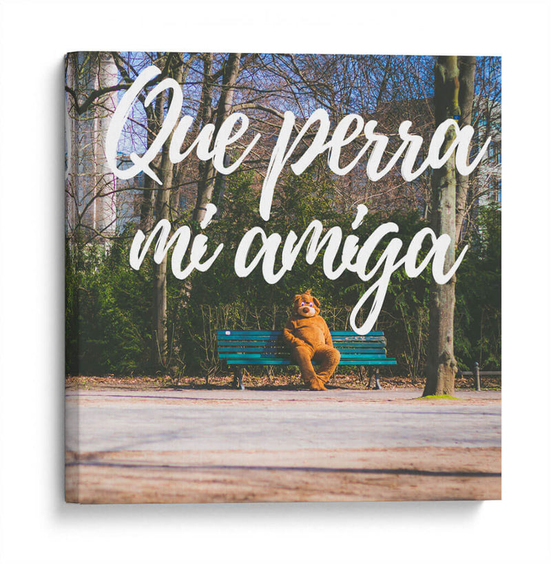 Mi amiga | Cuadro decorativo de Canvas Lab