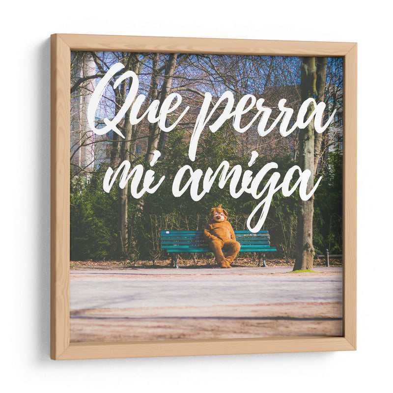 Mi amiga | Cuadro decorativo de Canvas Lab