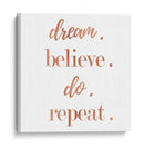 And repeat | Cuadro decorativo de Canvas Lab