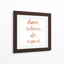 And repeat | Cuadro decorativo de Canvas Lab
